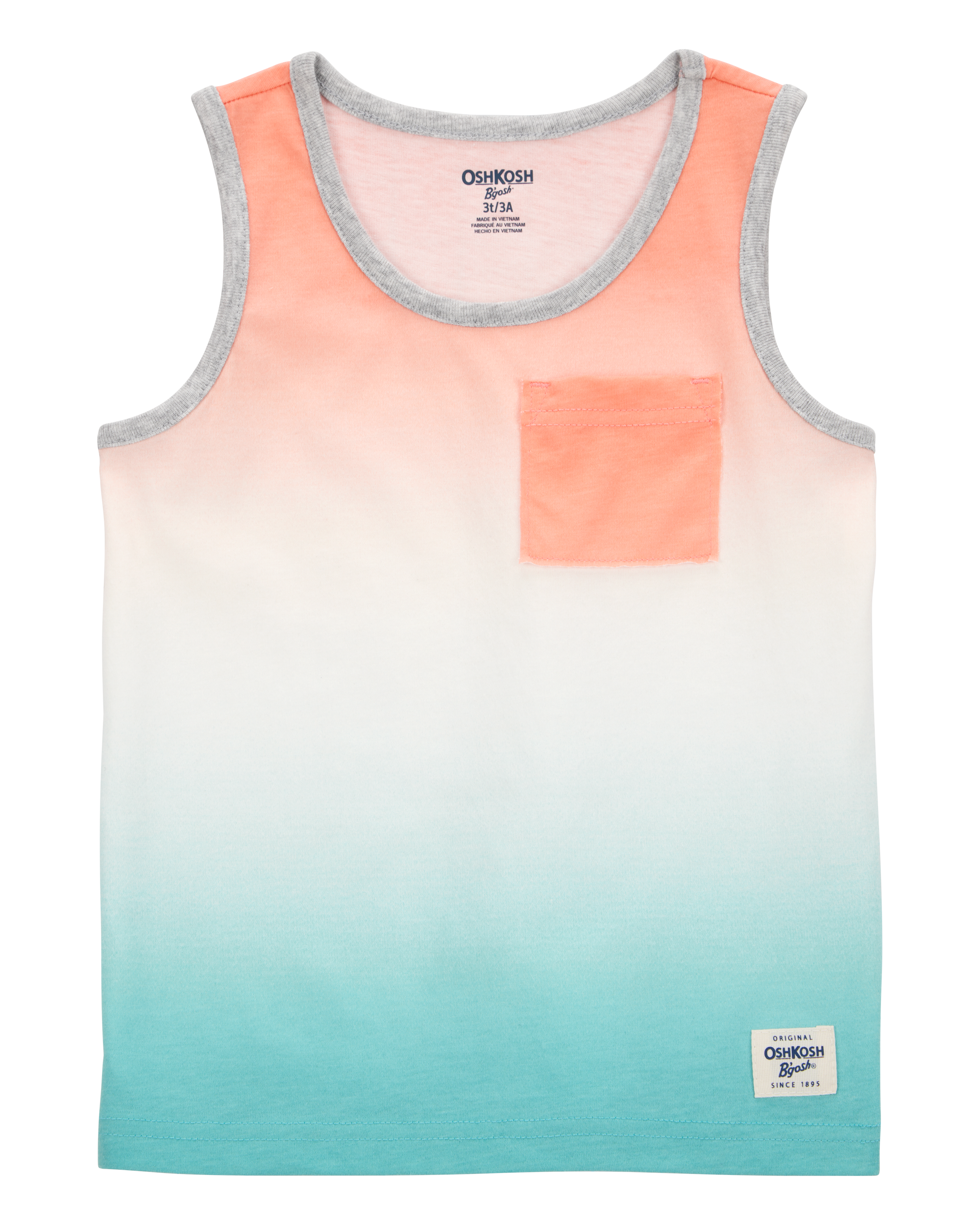 Baby  Tie Dye Mesh Tank, image 1 of 3 slides