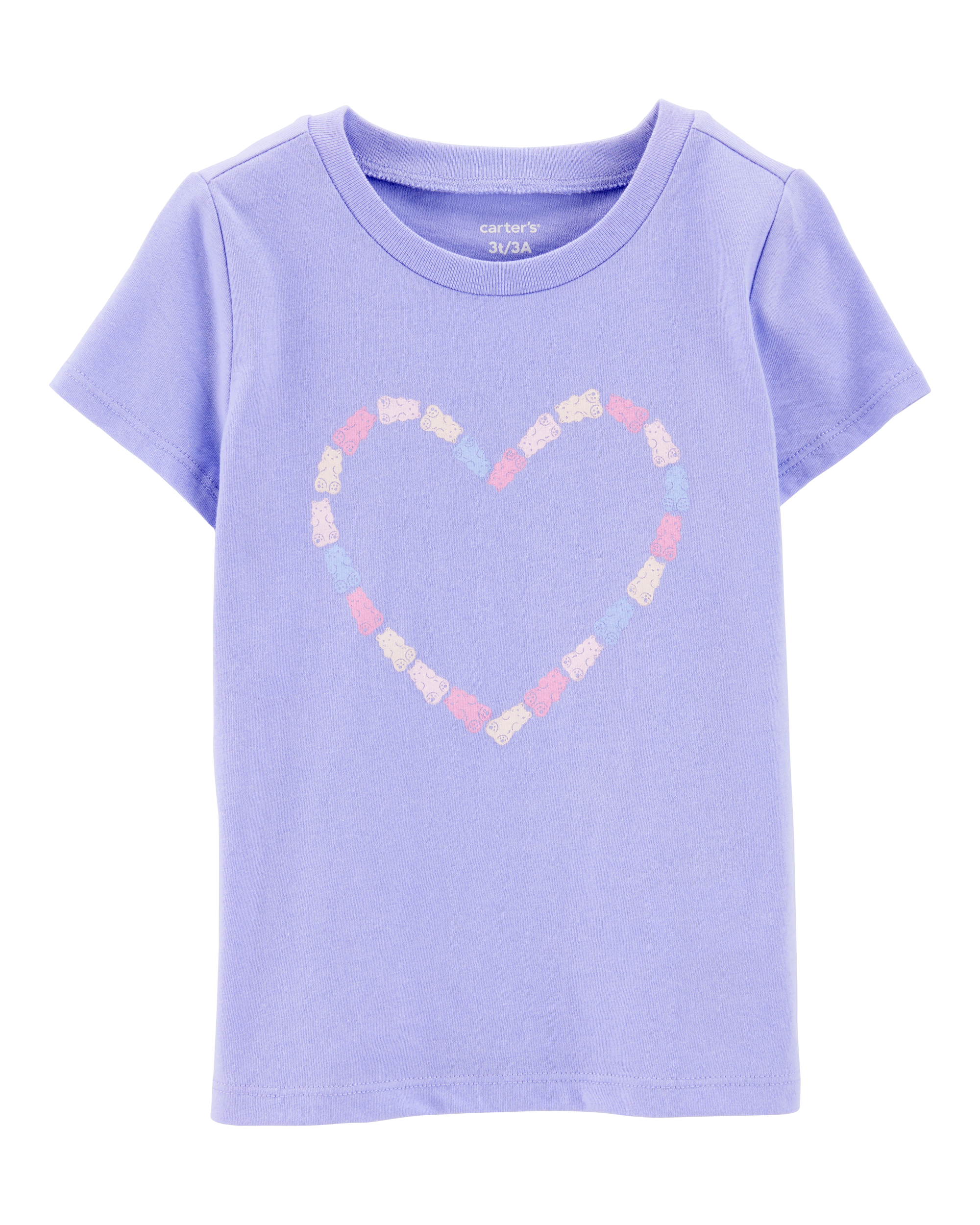 Toddler Girl Gummy Bear Heart Graphic Tee, image 1 of 3 slides