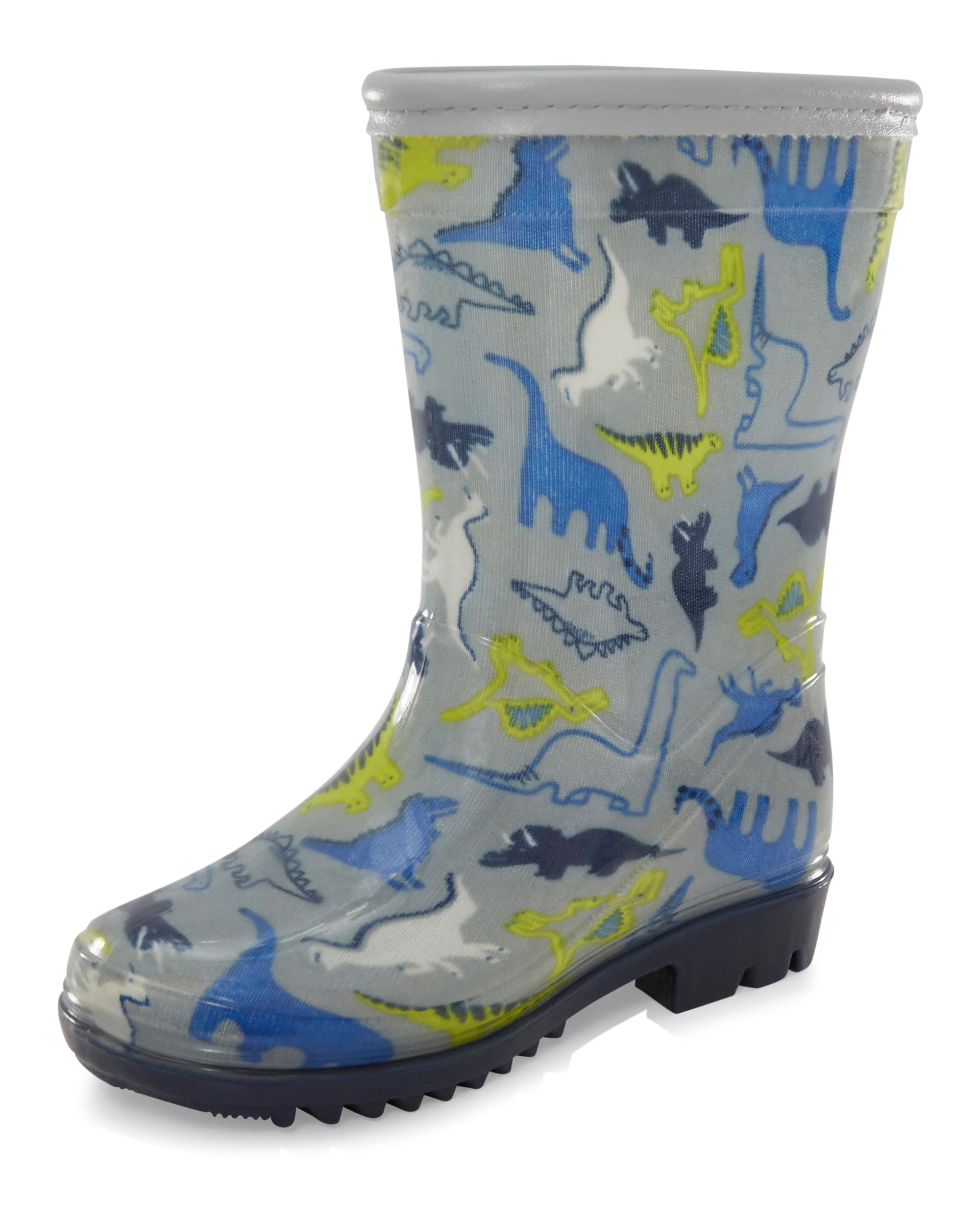 Toddler Dinosaur Rain Boots