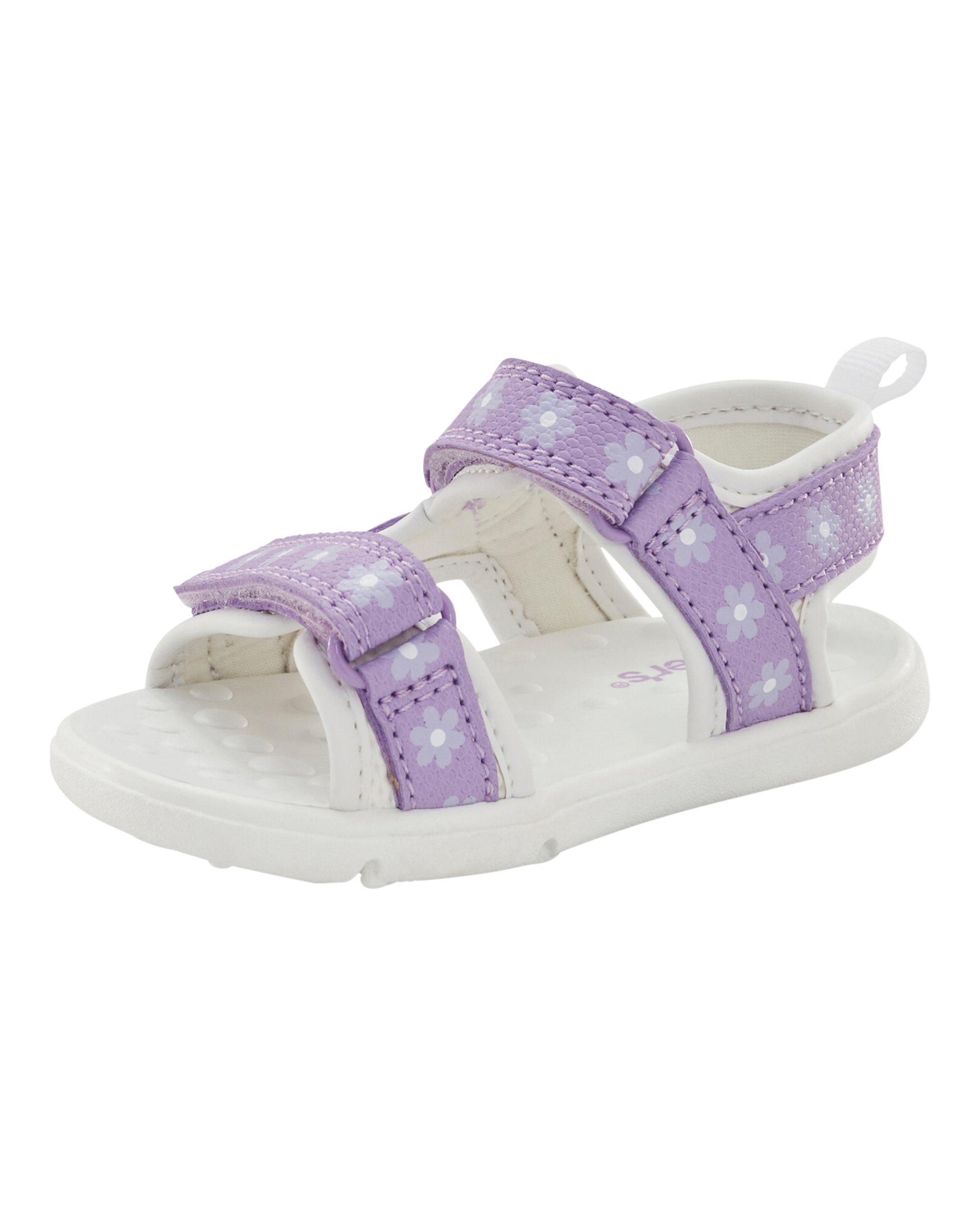 Baby Every Step® First Walker Floral Sandals - Purple/White, image 7 of 7 slides