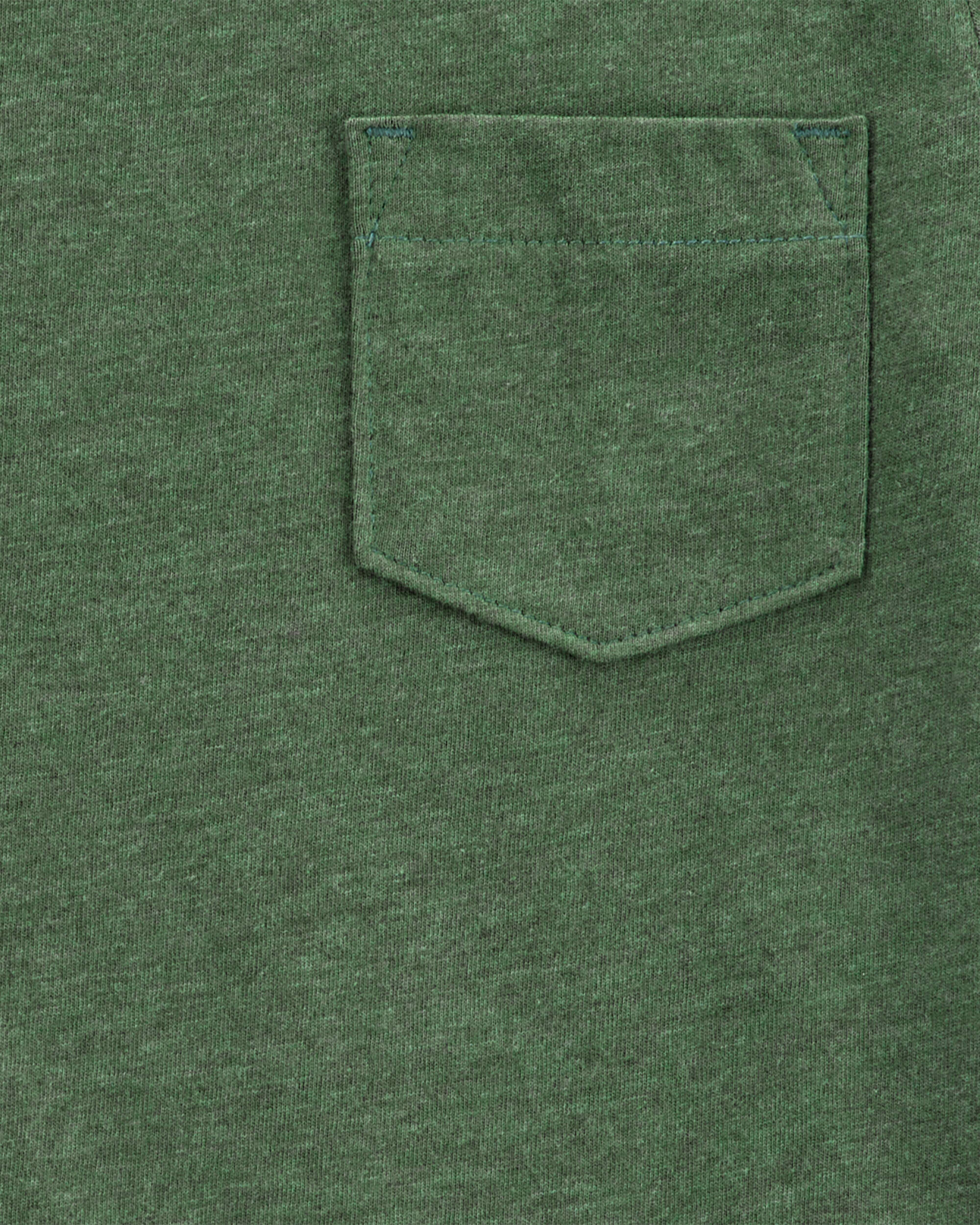 Toddler Solid Short-Sleeve Tee - Green, image 2 of 3 slides