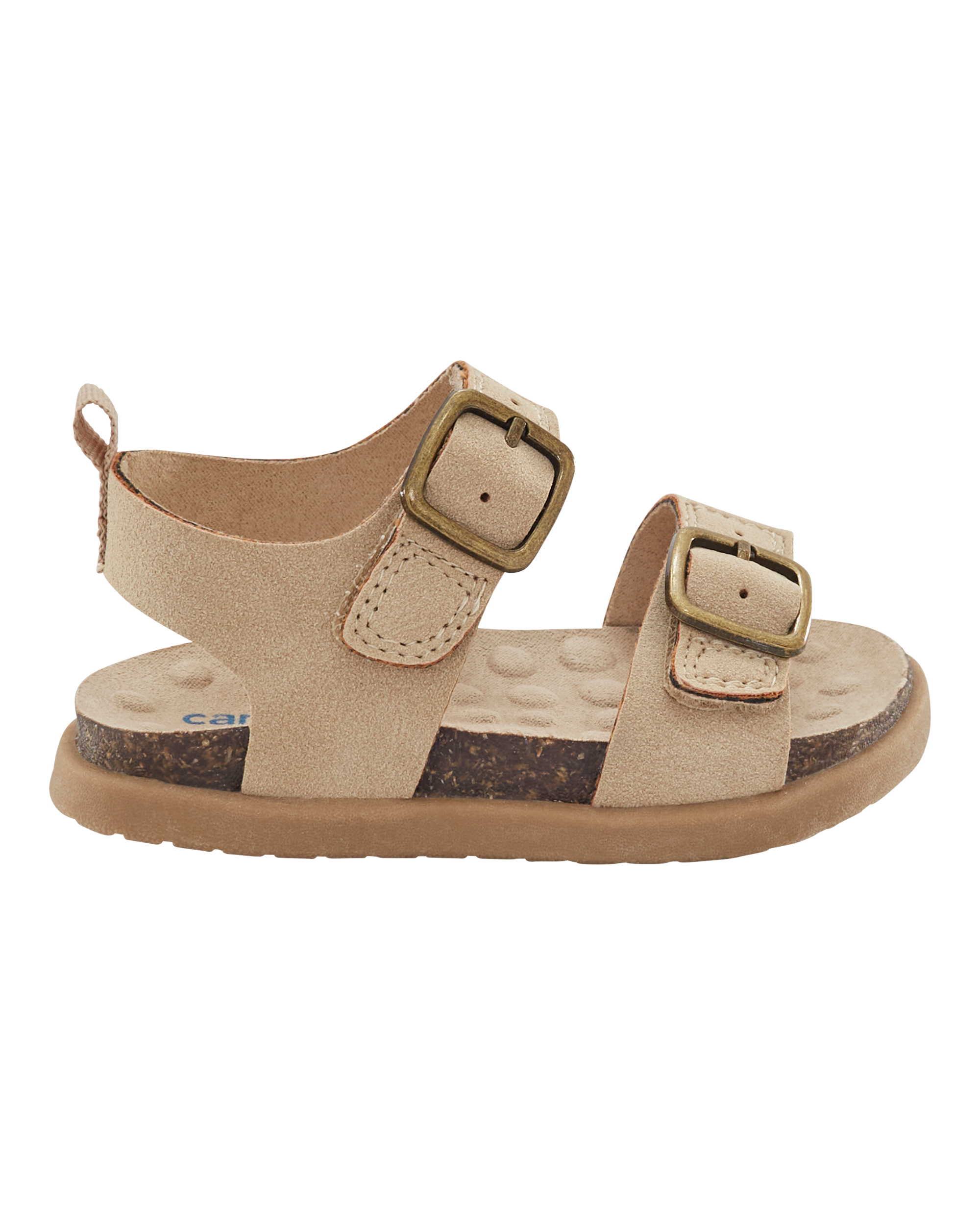 Baby Every Step® First Walker Faux Cork Sandals - Beige, image 2 of 7 slides