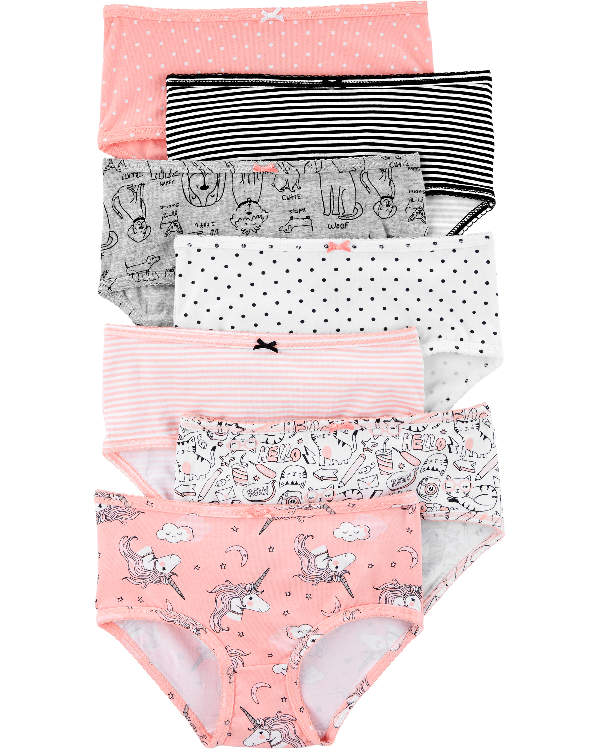 Buy RM Girls Cotton Blend Printed Panties Underwear (Multicolor, 2 - 3  Years) (Pack of 10) (pd0_6m) Online In India At Discounted Prices