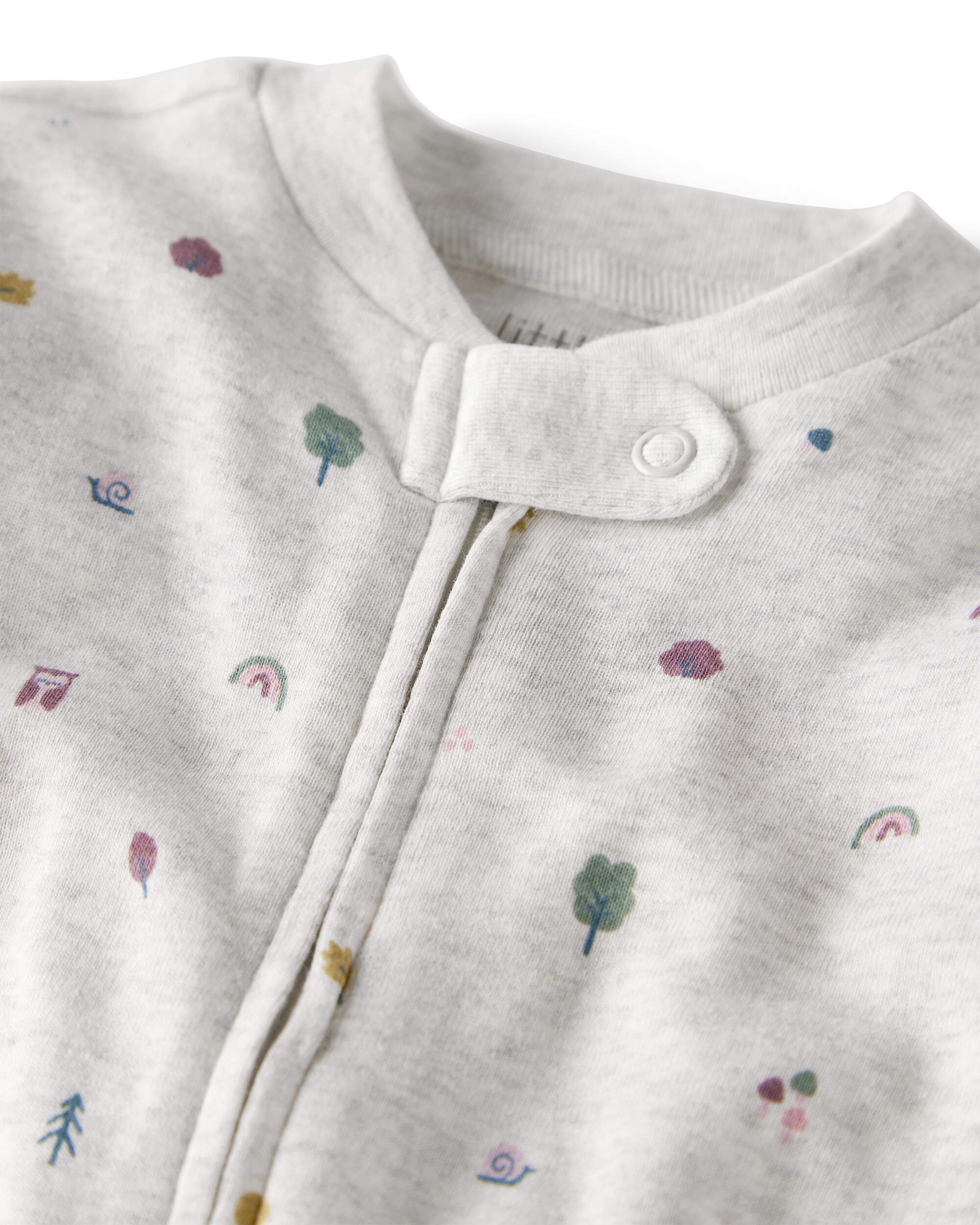 Baby Organic Cotton Sleep & Play Pajamas in Icon Town Print, image 2 of 5 slides