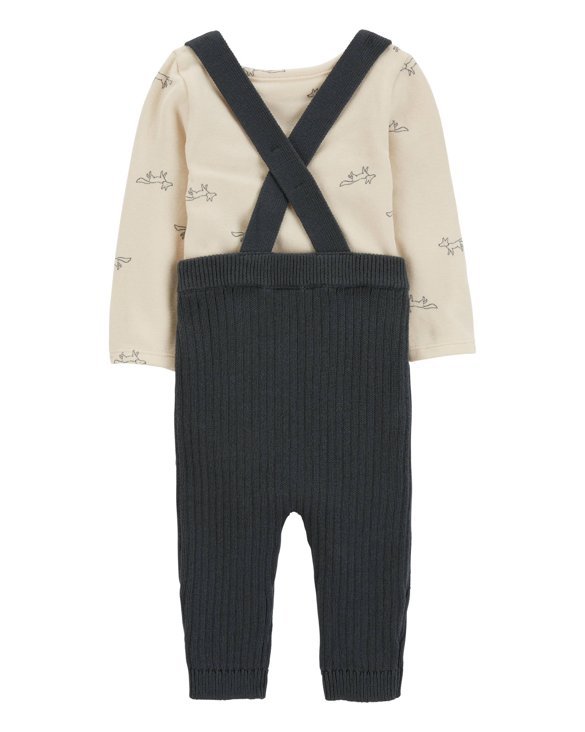 Baby 2-Piece Bodysuit & Sweater Coveralls, image 2 of 5 slides