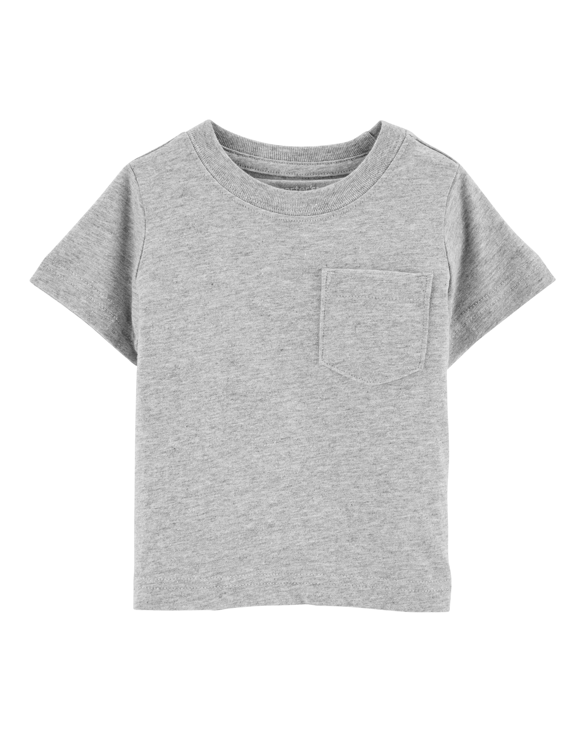 Toddler Grey Pocket Tee, image 1 of 3 slides