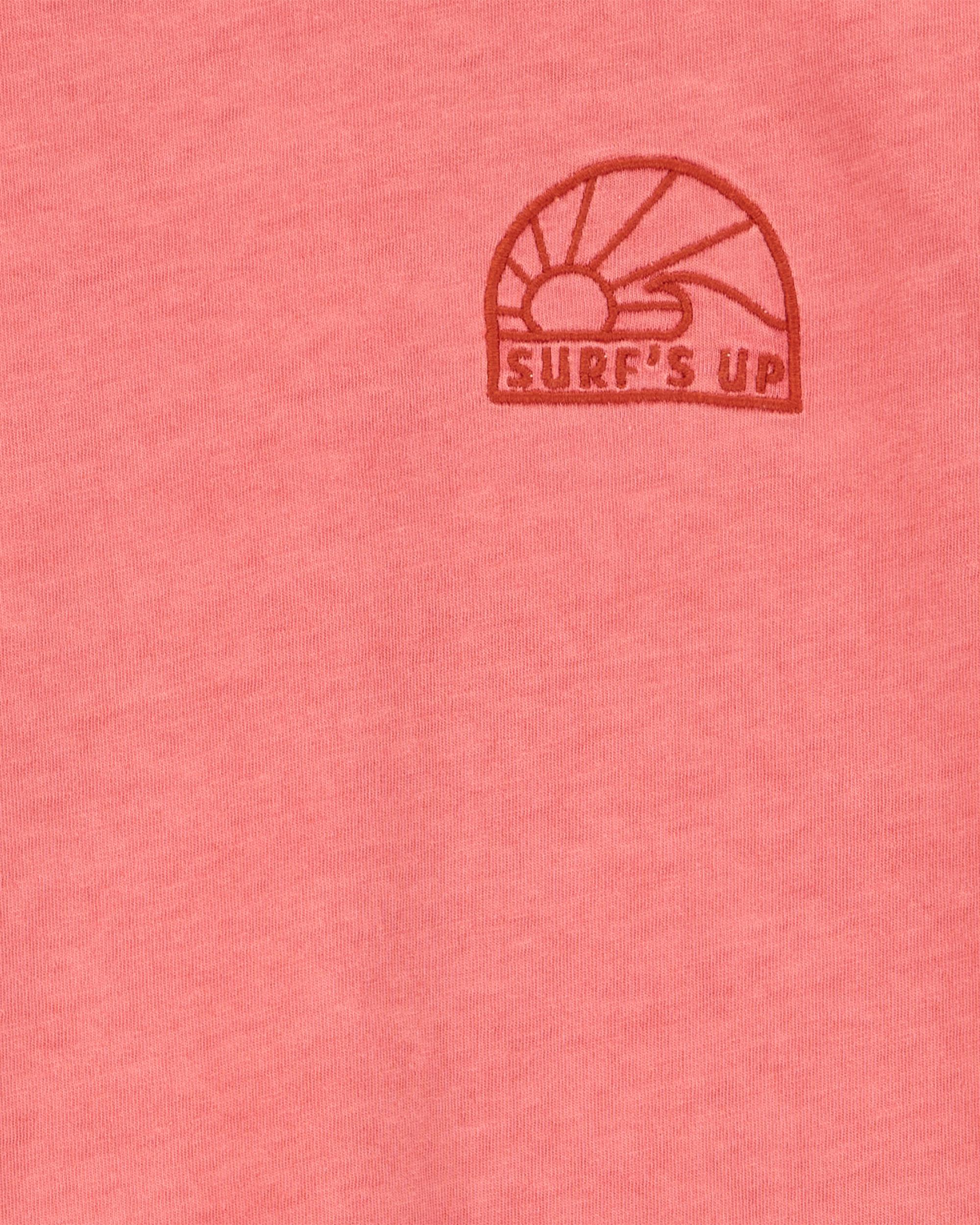 Kid Solid Short-Sleeve Tee - Red, image 2 of 4 slides