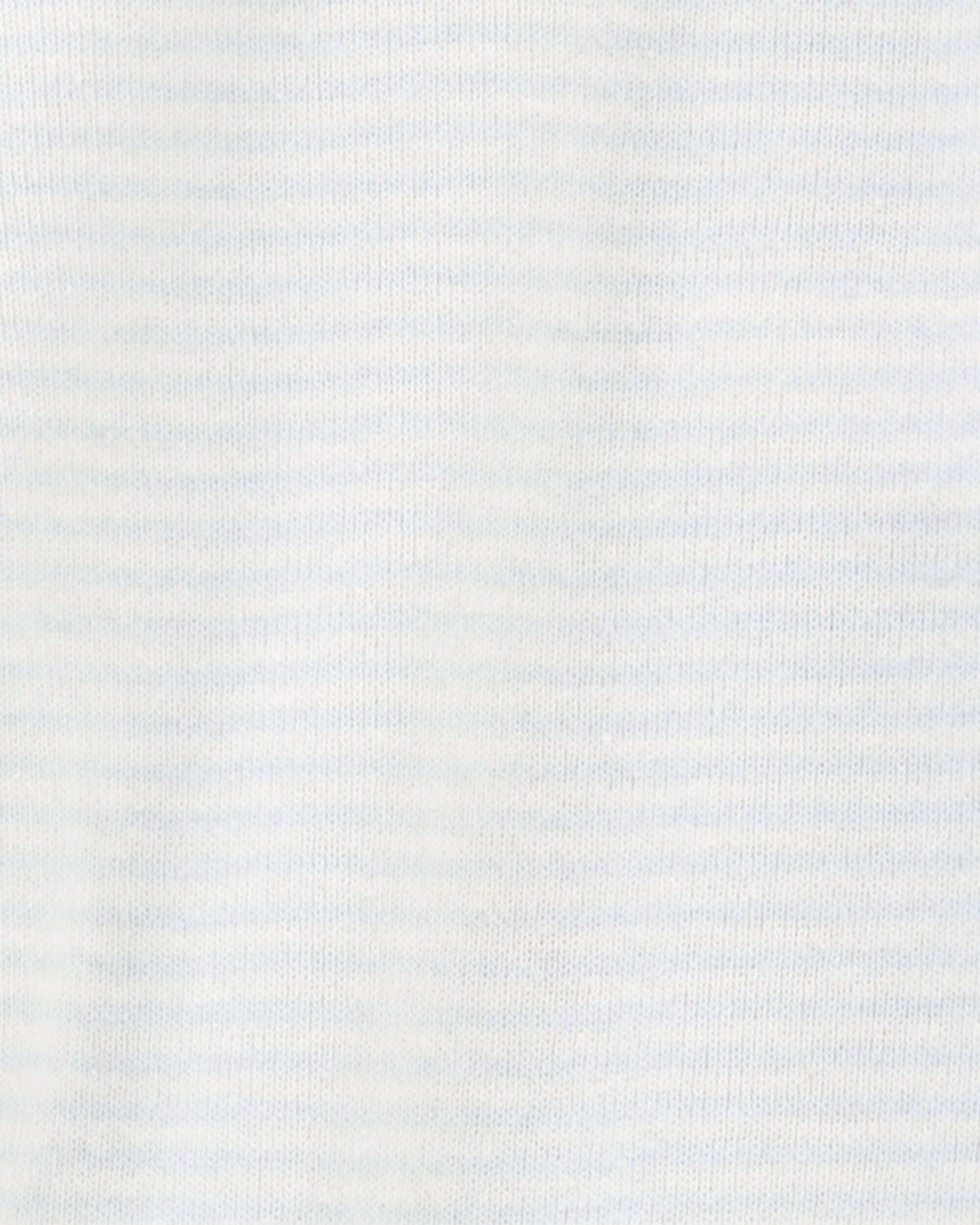 Baby Preemie Striped Cotton Sleep & Play Pajamas, image 5 of 7 slides