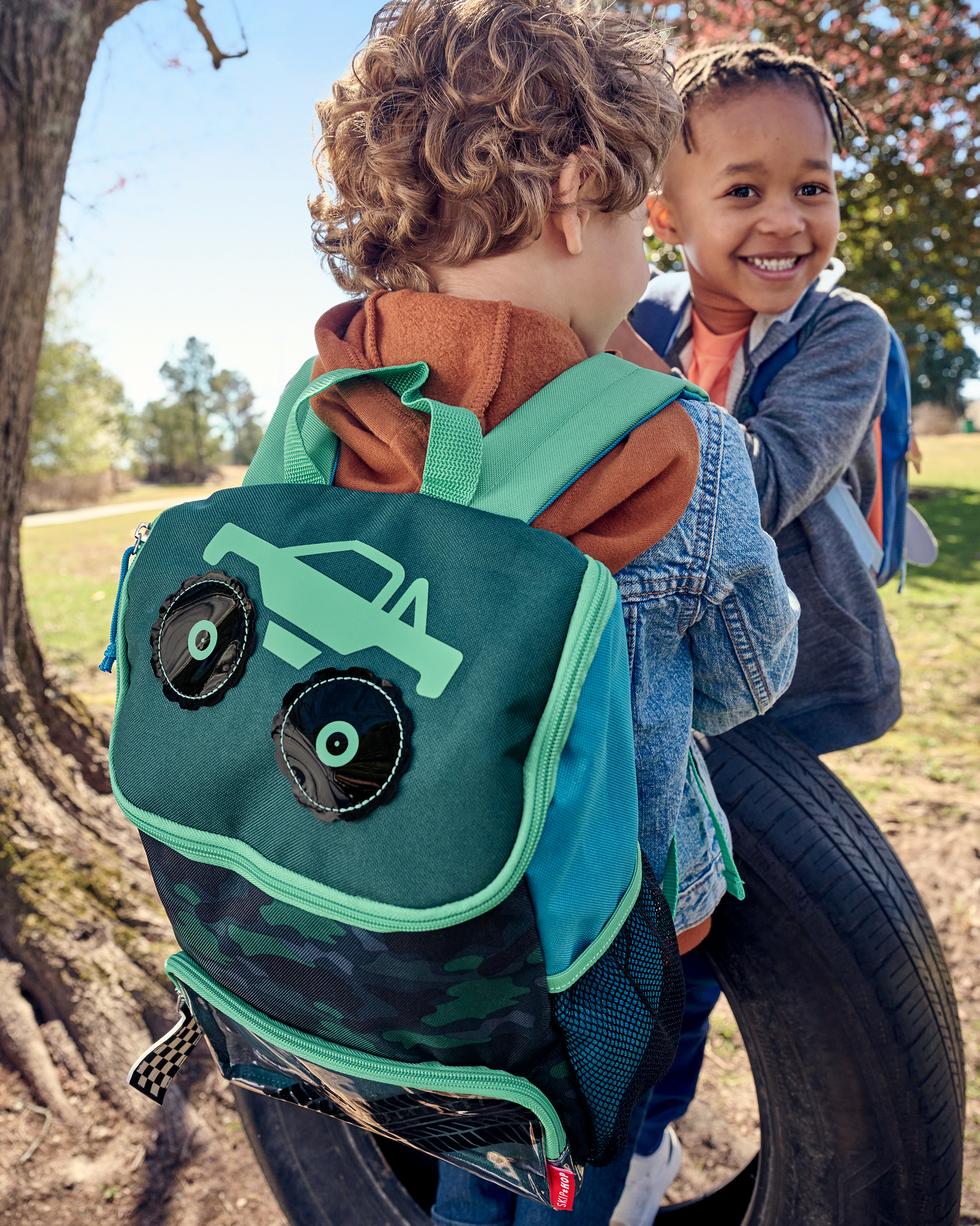 Spark Style Big Kid Backpack - Truck, image 3 of 3 slides