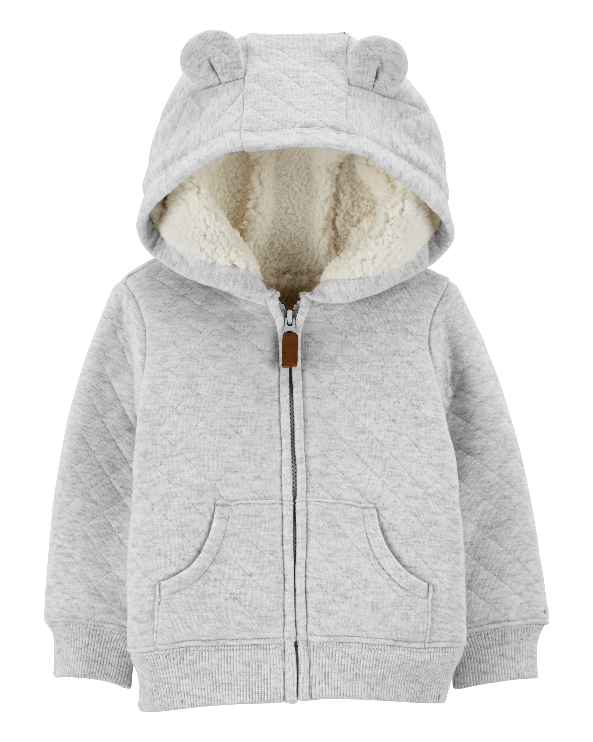 Baby Sherpa-Lined Hooded Jacket, image 1 of 3 slides
