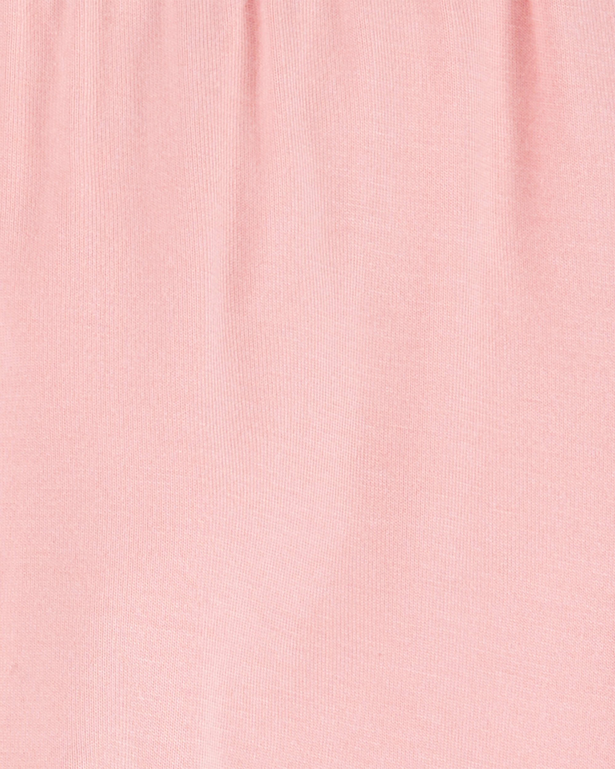Baby Girl 2-Pack PurelySoft Pull-On Pants - Pink/Ivory, image 5 of 7 slides