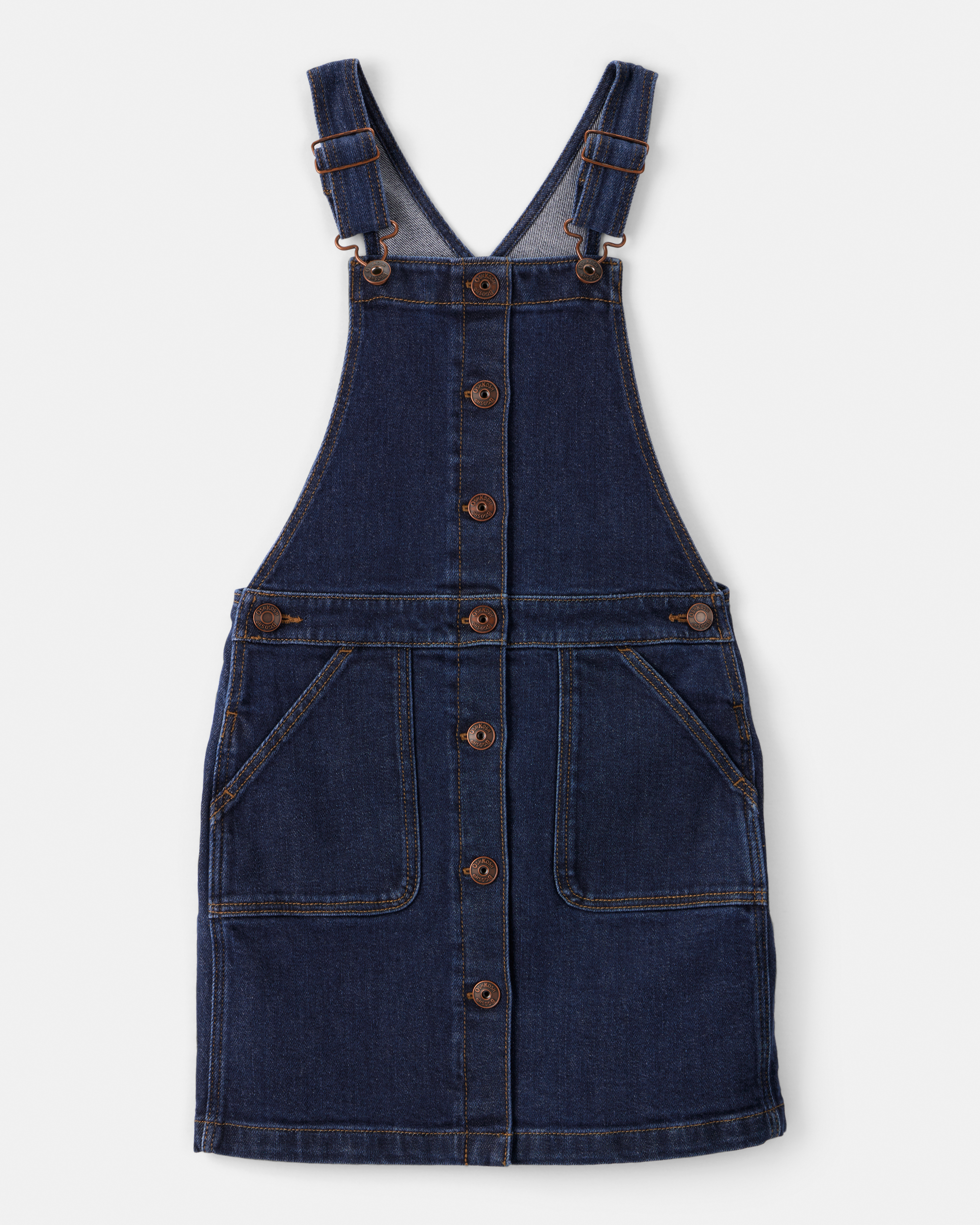Girls Denim Skirtall - Blue, image 1 of 4 slides