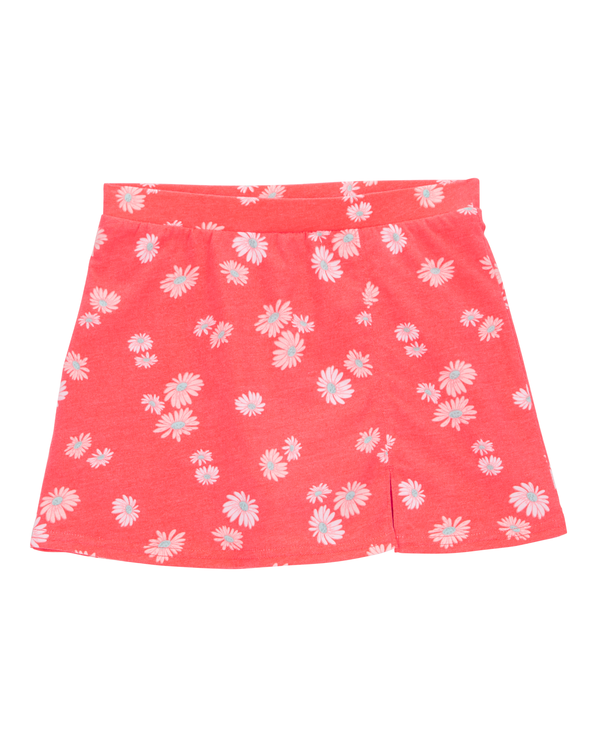 Kid 2-Piece Floral Short-Sleeve Tee & Golf Skort Set - Orange, image 4 of 6 slides