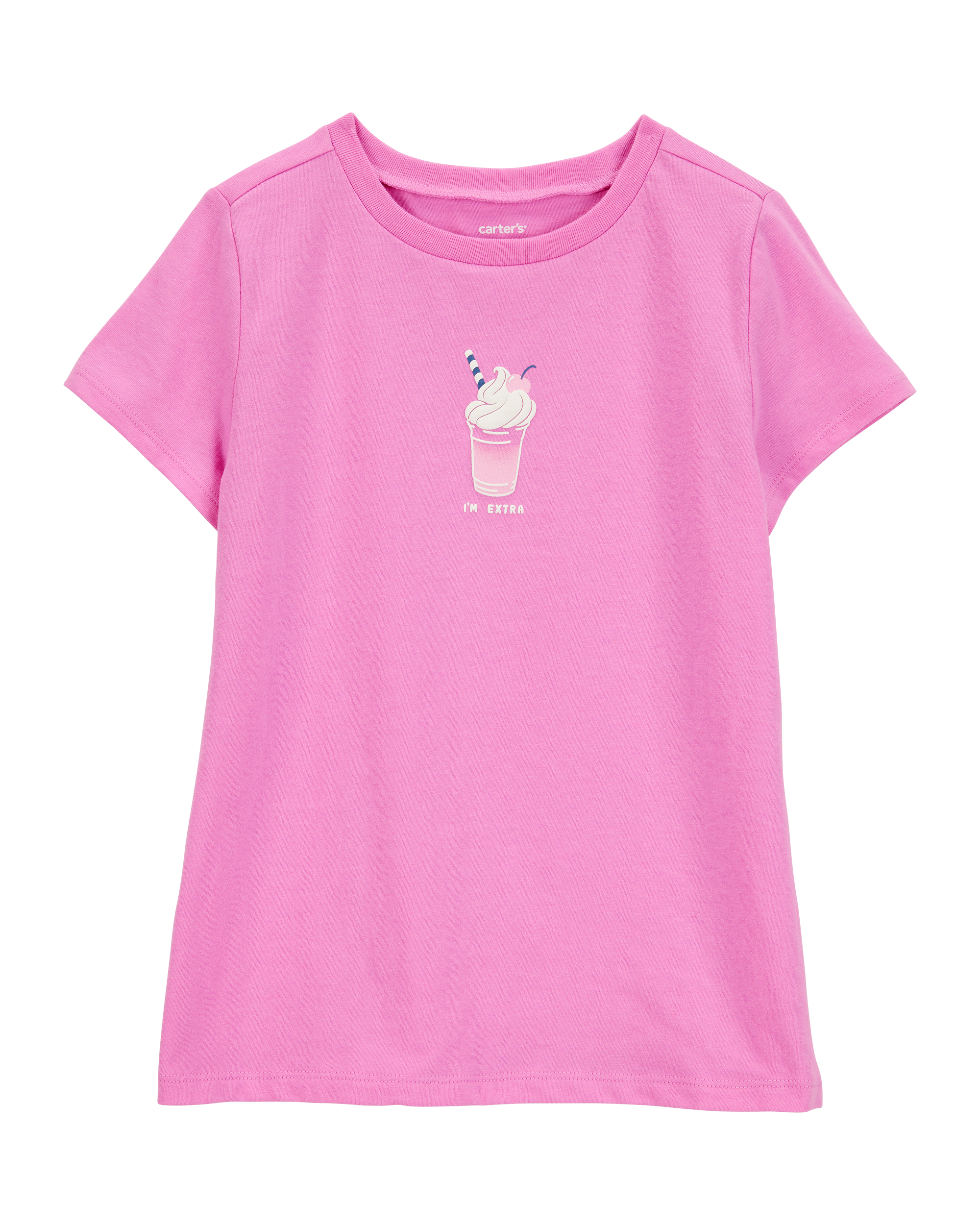 Kid Milkshake Short-Sleeve Graphic Tee - Purple, image 1 of 4 slides