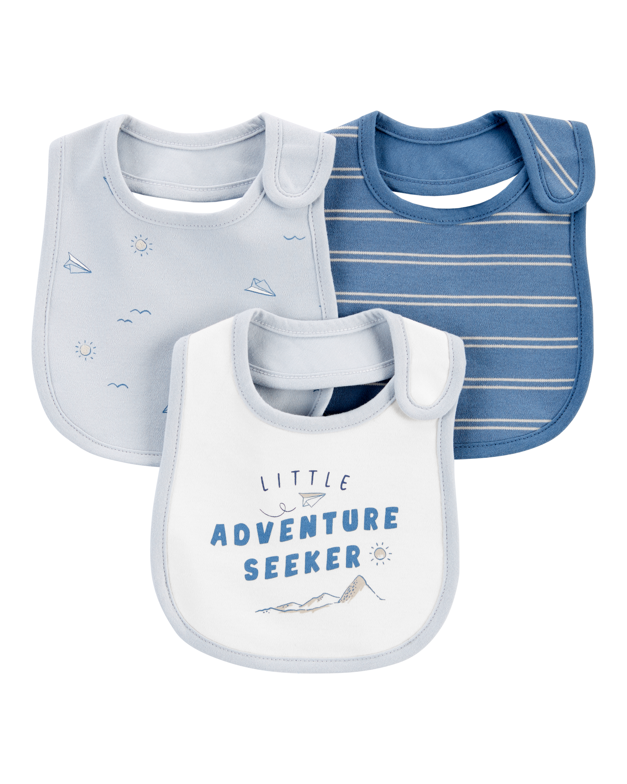 Baby 3-Pack Bibs, image 1 of 3 slides